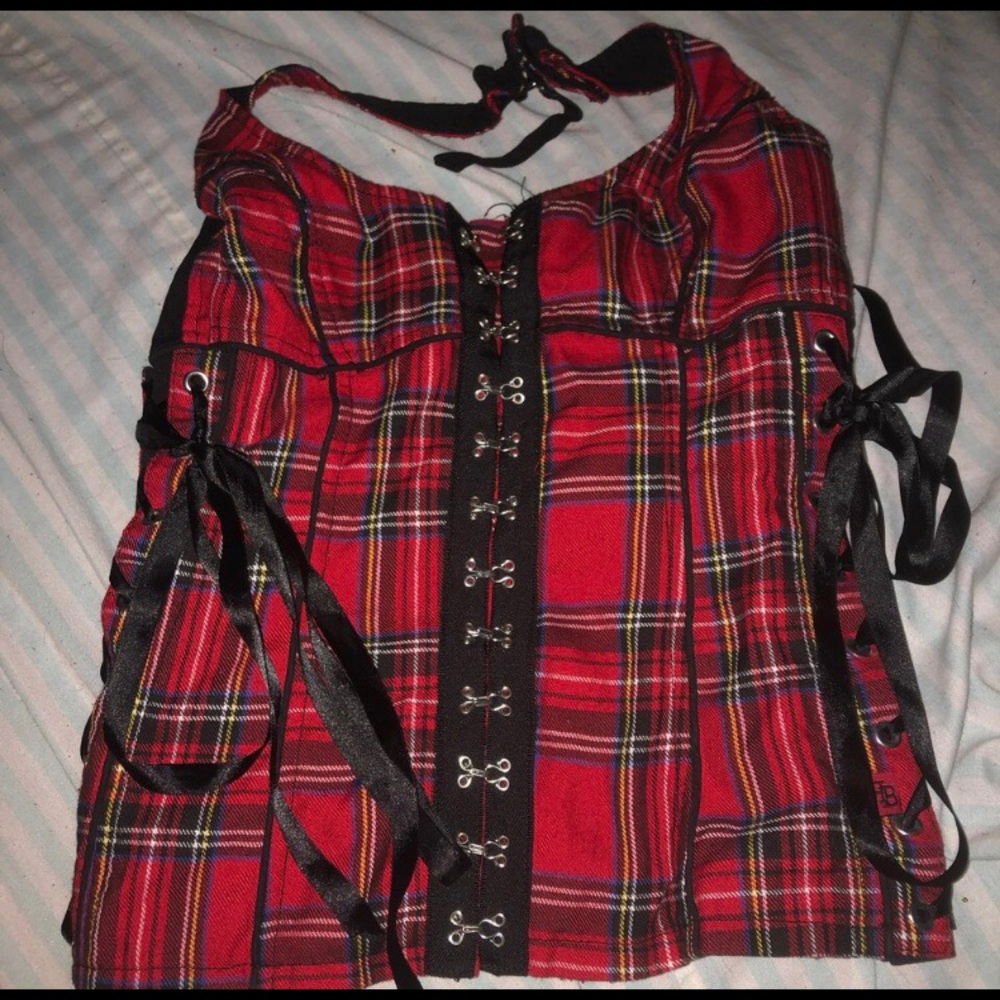 SOLD royal bones halter top